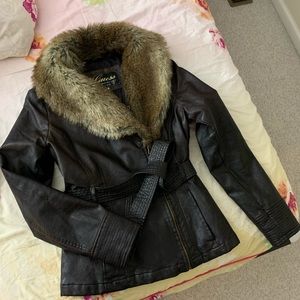 Guess leather jacket